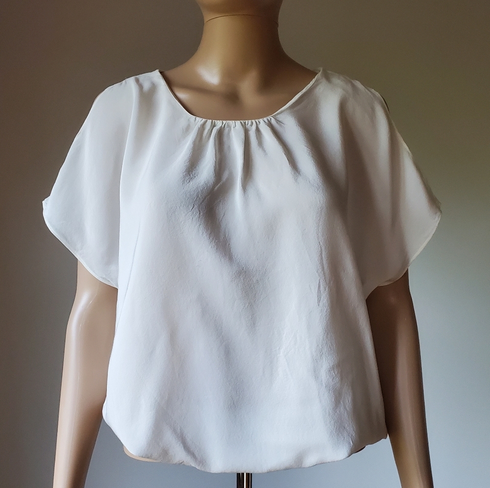 Joie Silk blouse in Porcelain